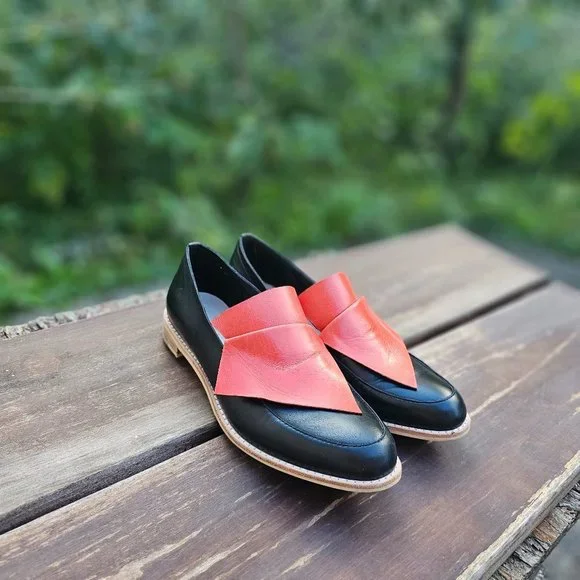 All Black Cowman Loafers For Women Size EU 39.5, US 9, Pre-owned - Picture 3 of 12